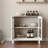 Kitchen Cabinet With Double Glass Doors