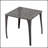 Durable and Stylish Outdoor KAI 18 Inch Side Table with Cast Aluminum Grillwork and Versatile Bronze Finish