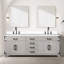 Plateau de meuble-lavabo double l 84 po x P 22 po Laurel-82319311-82319310