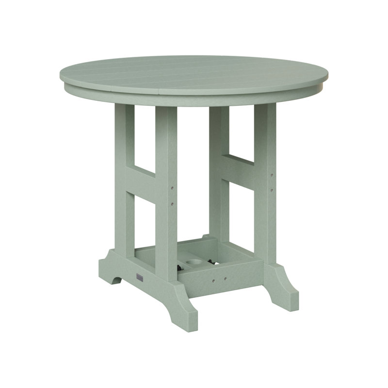 Table de salle à manger ronde de 38 po Berlin Gardens Garden Classic, H 30,87 po x l 38 po x P 38 po