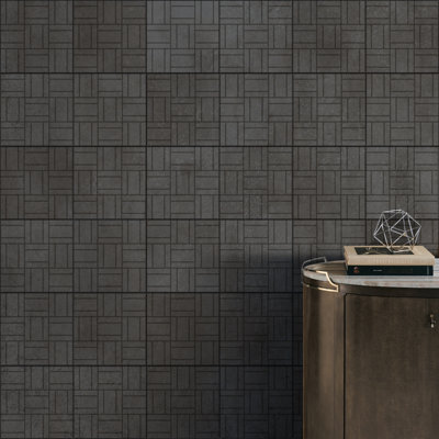 High Street Random Sized Porcelain Concrete Look Mosaic Wall & Floor Tile