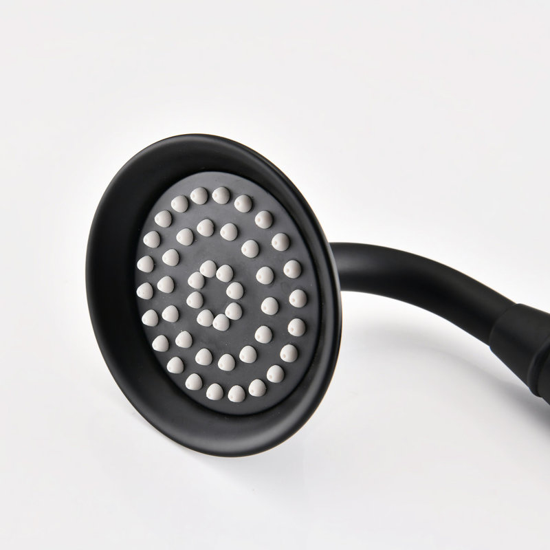 Matte Black Shower - Single Handle, Powerful Experience Bathroom 2 Heads, Corrosion, Matte Black