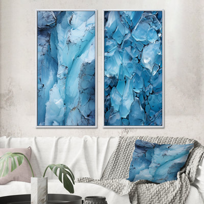 " Glacier Glaciers Edge " 2 - Pieces