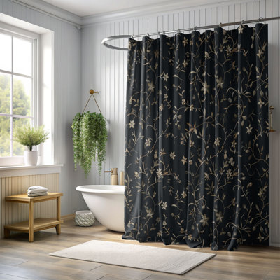 Dark Pansy - Premium Shower Curtain