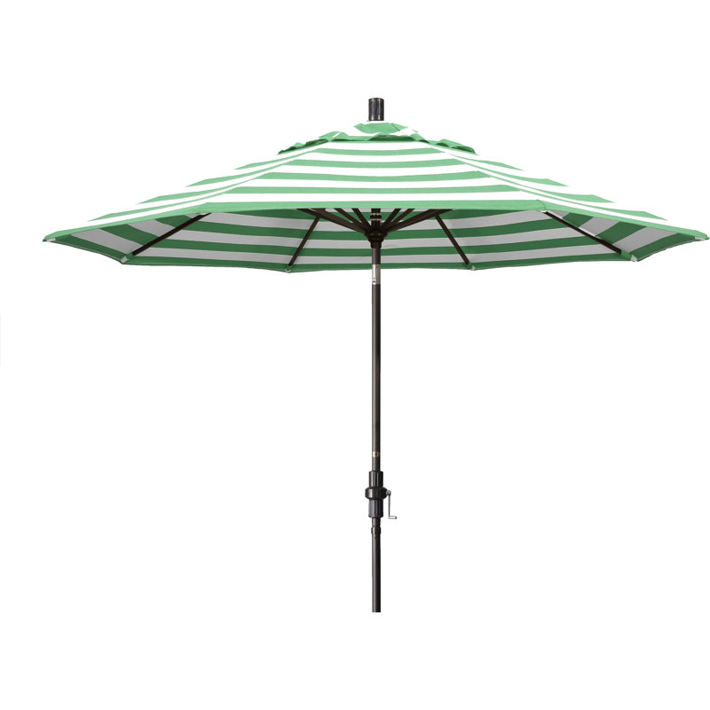 Parasol 9 'Market Sunbrella, Sunbrella® bord de mer Séville rayé
