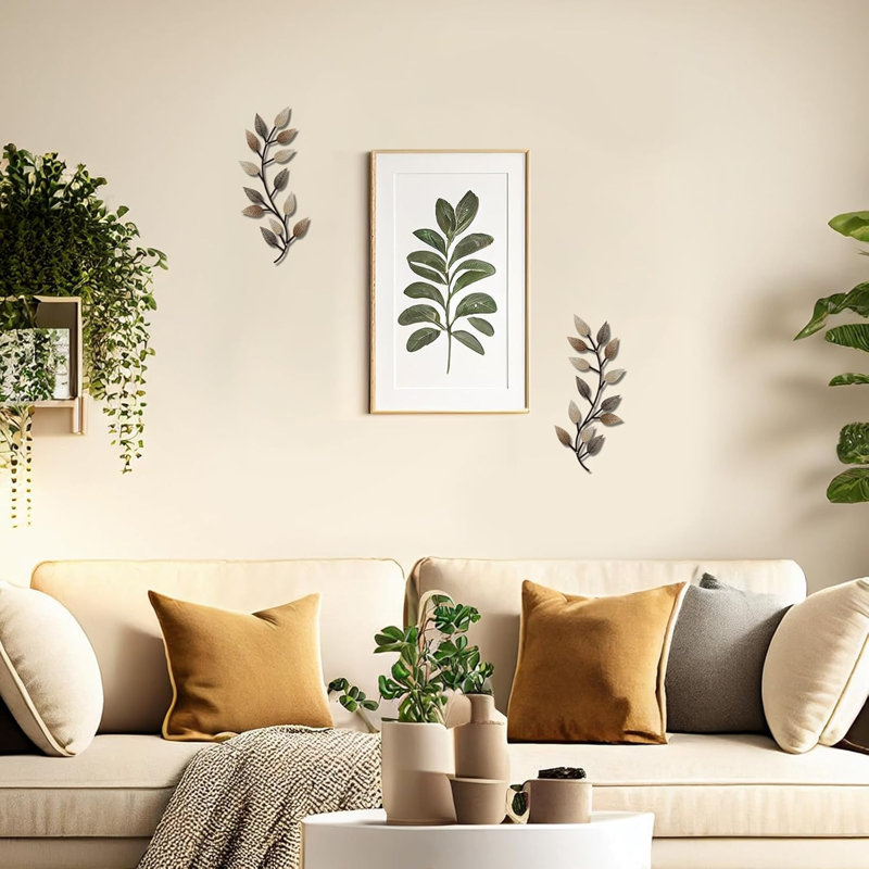 Metal Leaf Wall Decoration
