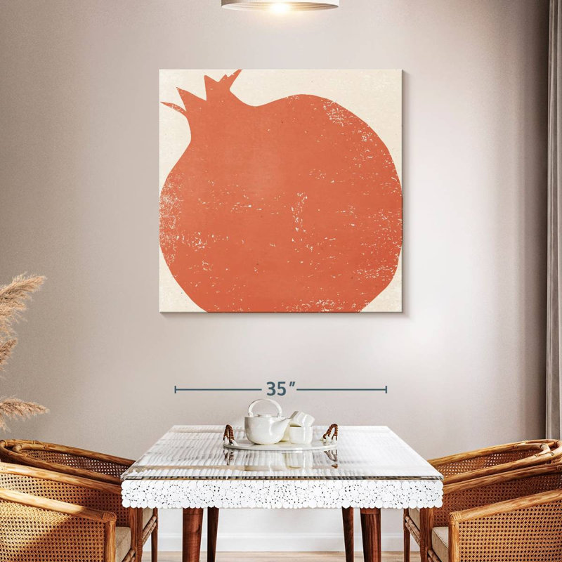 Yarlin Graphic Fruit, 39" H x 39" W