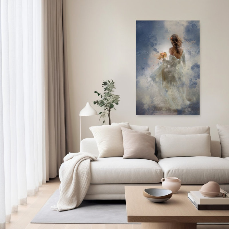 ...Remind Me Once Again Just Who I Am....' Abstract Contemporary Landscape Nature Wall Art Print by Charlaine Gerber - Print