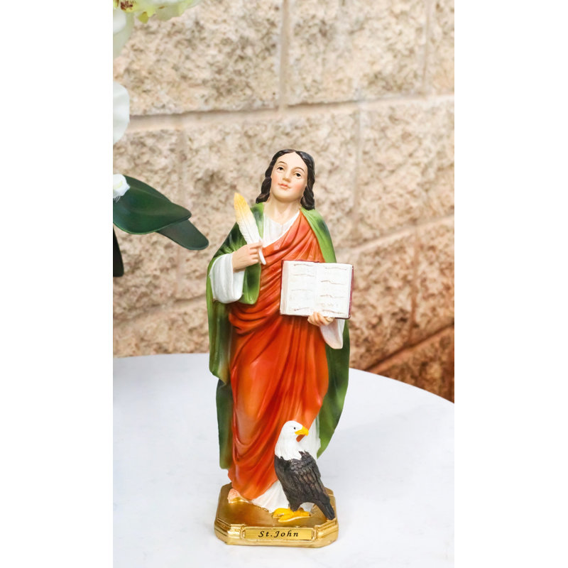 Figurine évangéliste chrétien avec Jésus