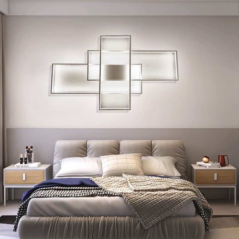 Cespedes LED Semi Flush Mount, White