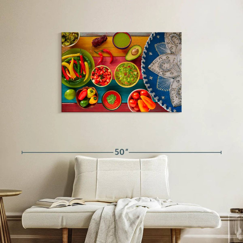 Yarlin Mexican Sauce, 24" H x 36" W