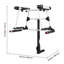 Hitch Mounted Ski & Snowboard Rack, Fits 2-Inch Receiver, Carries up to 6 Pairs of Skis or 4 Snowboards, Hitch-Mounted Rack for Car with Key Lock, Security Strap, Tilt Access, Rubber Padding