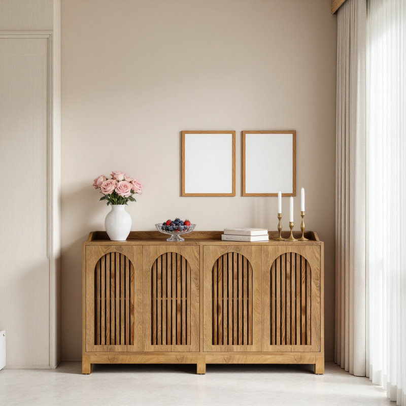 Sleek Sideboard Buffet,Storage Cabinet