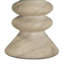Table d'appoint Hyre Faux Travertine
