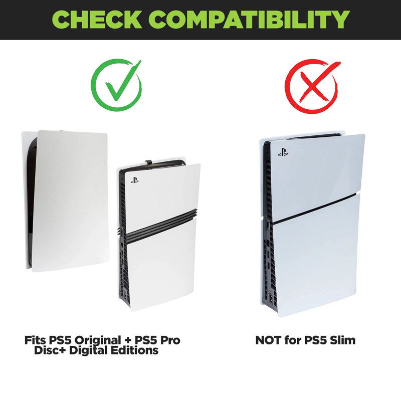 Hideit Mounts For Ps5 Pro And The Original Ps5! - Patented Wall Mount Kit For Playstation 5 - Keeps Your Console Cool - American Company - Quality Steel Mount For Ps5 And Ps5 Pro (not Ps5 Slim)
