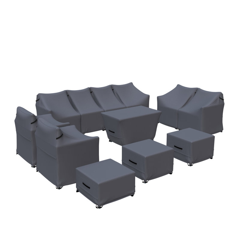 Cassville Outdoor Sofa Seating Group Cover (Set of 12)
