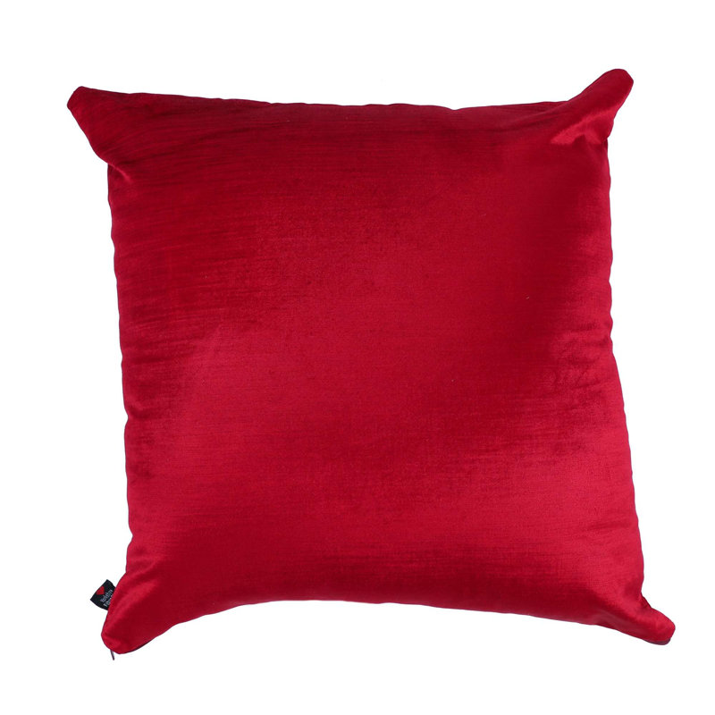 Headen Square Cushion, Large, Red