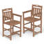 Ensemble de bar d'extérieur en PEHD 3 pièces avec table et chaises-873016407