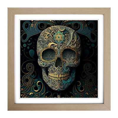 Sugar Skull - Framed Print