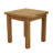 Square Teak Solid Wood Outdoor Side Table , 18.6 " W 18.25 " D