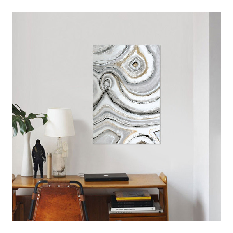 « stores of gray i », reproduction sur toile, H 18 po x l 12 po x P 1,5 po, Toile tendue