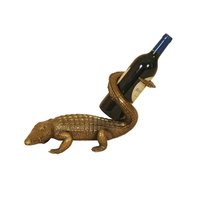 Twisted Gold Wine Holder