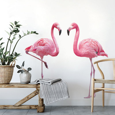 Flamingos Removable Wall Decals