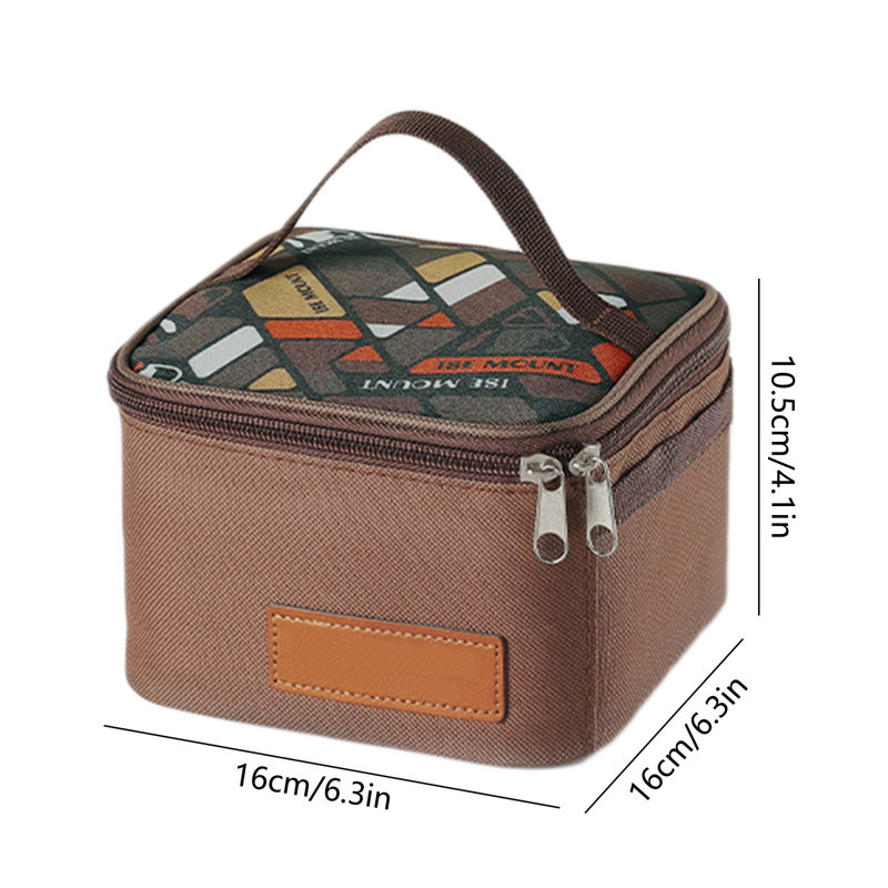 Ensemble de sac et contenant de bouteilles d'assaisonnement pour camping, BW
