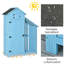 Haygaser 381 ft. W x 116 ft. D Solid Wood Tool Shed