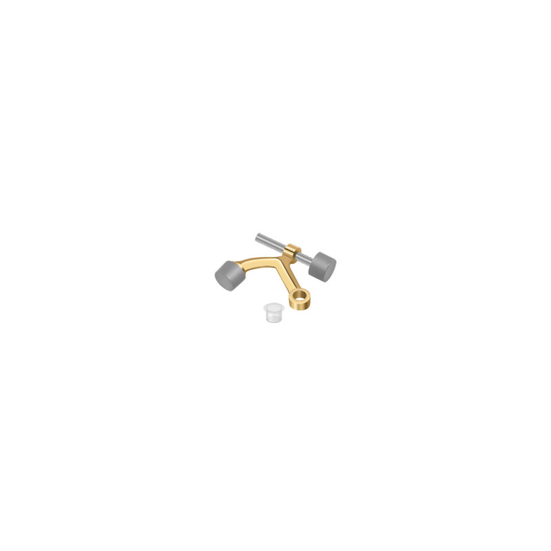 Door Stop, PVD Polished Brass