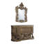 Miroir mural Constantine Brown and Gold Finish