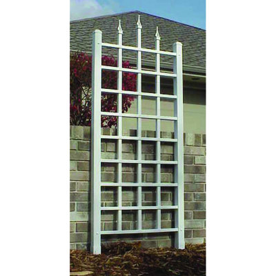 Boutwell 64 in. H x 28 in. W Vinyl Lattice Panel Trellis