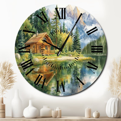 Bacus I - Landscape Metal Wall Clock