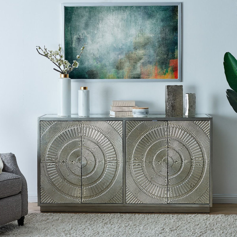 Tolbert 160cm Sideboard, Silver