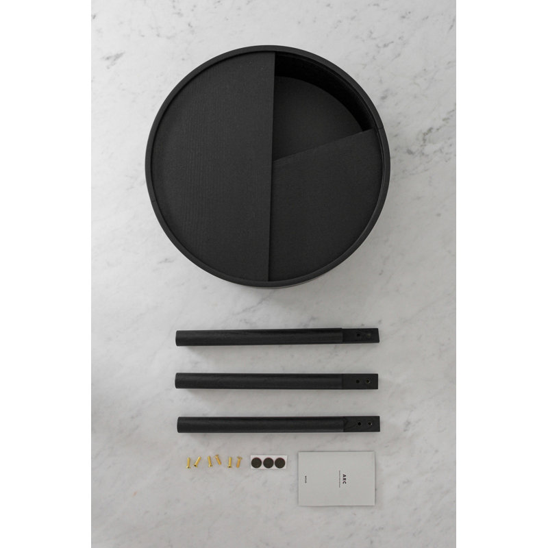 Arc Side Table, Black