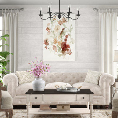 «Waning Bouquet I» par Jennifer Goldberger, reproduction d'art sur toile tendue
