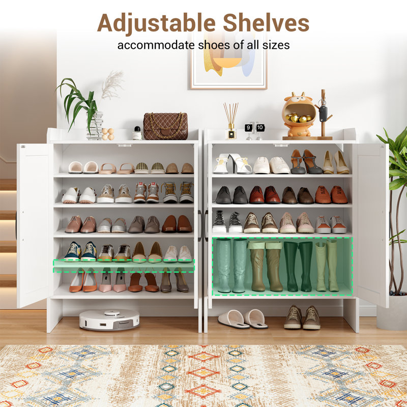 20 Pair Shoe Storage Cabinet