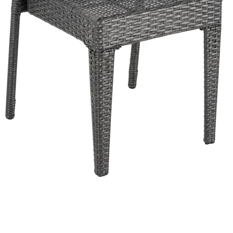 Gris empilable 2 - chaises élégantes pour la détente en plein air, Gris