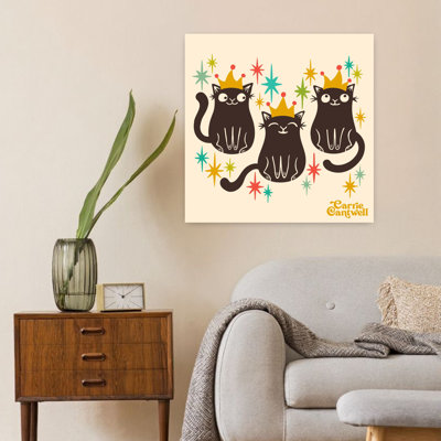 Art contemporain rétro, art de chat