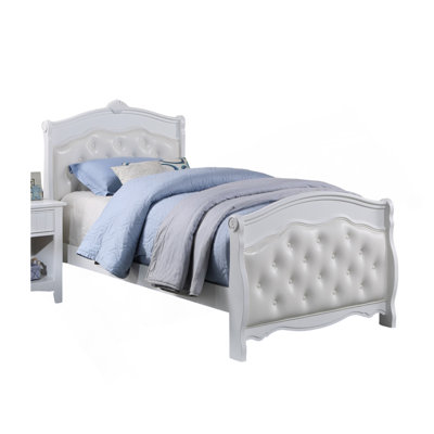 Mobilier de chambre à coucher blanc pour lit double pour lit de jeu de chambre d'enfant