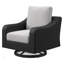 Fauteuil pivotant d'extérieur avec coussin Gennelle