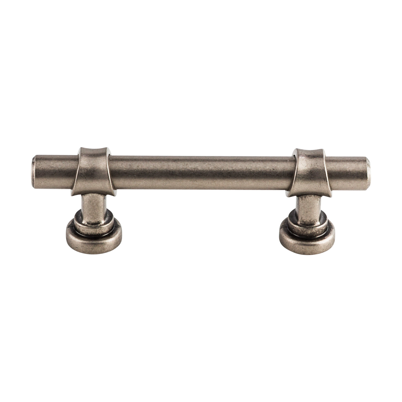 Bit Bar Cabinet Pull, 3" Center to Center, Pewter Antique