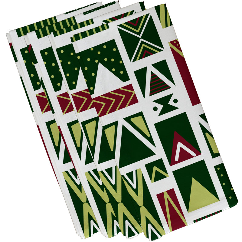 Ensemble de serviettes 22 "The Holiday Aisle, Blanc