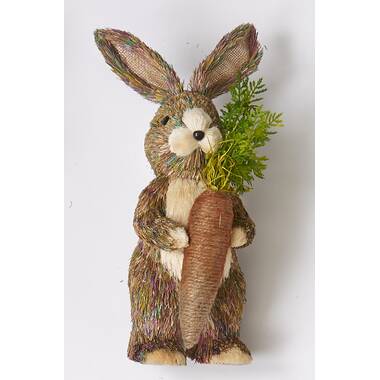 Worth Imports 17 in. Standing Bunny in Dress with Basket 3206 - The Home  Depot