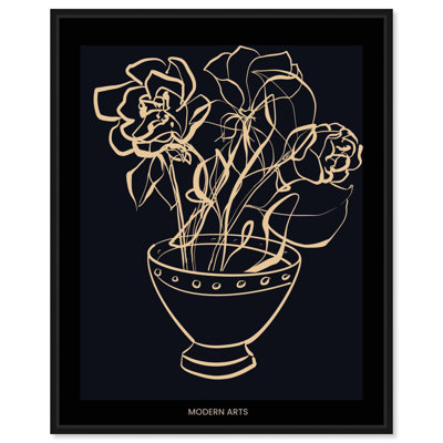 Art moderne moderne sur toile, art de cuisine minimaliste boho par Everly Quinn