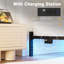 Base de lit plateforme avec station de charge USB Breylynn 14 lumières RVB-1197934012