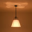 Luminaire suspendu fuselé en lin 4 lumières Nyjel-159815822-151244207-150549524