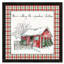 Holiday On The Farm Iv - Plaid by Anne Tavoletti - Print on Canvas-82538830-51620390