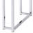 Natural Oak & Chrome Finish End Table