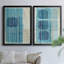 «Blue Blue Horizon I», toile encadrée de qualité supérieure - prête à être accrochée-1323203224-1323203230